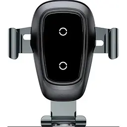 Бездротовий ЗП і тримач Baseus Metal Wireless Charger Gravity Car Mount (WXYL-B0A)