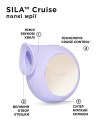 Стимулятор Lelo Sila Cruise Вакуумний клітора, 8х3.5 см бузковий - мініатюра 7