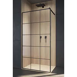 Душова перегородка Radaway Modo New Black II Factory 160 см профиль чорний 389164-54-55