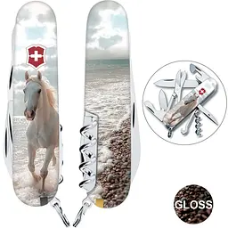 Складаний ніж Victorinox CLIMBER ZODIAC Білий кінь 1.3703.7.Z5270pk - мініатюра 2
