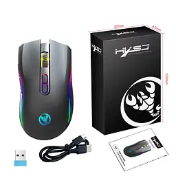 Миша бездротова HXSJ T69 2,4G Hz Black - мініатюра 7