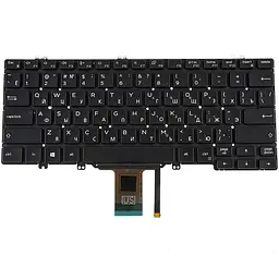 Клавіатура для ноутбука DELL (Latitude: 3200 3300 5200) rus чорний без фрейма