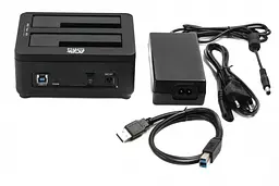 Зовнішня кишеня 2.5/3.5 SATA HDD/SDD USB3.0 Agestar 3UBT8 Black - мініатюра 2