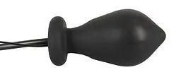 Анальна пробка Orion Inflatable + Vibrating Butt Plug 12.2 см (чорний) - мініатюра 6