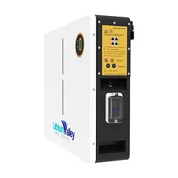 Акумуляторна батарея літій-залізо-фосфатна LiFePO4 100А*год 51.2В 5120Вт*год Lithium Valley LV-BAT-W5.12Ac настінний монтаж (42-00401) - мініатюра 4