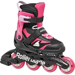 Ролики Rollerblade Microblade 33-36.5 Black/Pink (1012-86B0751530-NJ02-33-36.5)