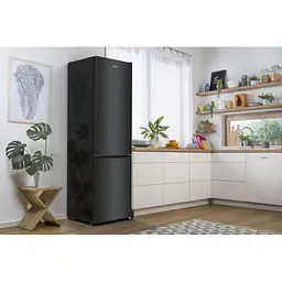 Холодильник Gorenje NRK6202EBXL4 з морозильною камерою - мініатюра 2