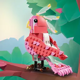 Конструктор LEGO Creator Дикі тварини: рожевий фламінго 288 деталей (31170) - мініатюра 9