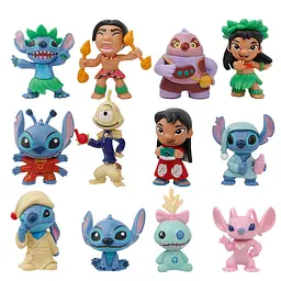Фігурки Ліло та Стіч Lilo & Stitch, 5-7 см, 12 шт