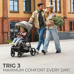Прогулянкова коляска Kinderkraft Trig 3 Granite Grey (KSTRIG03GRY0000) - мініатюра 5