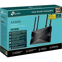 Роутер TP-Link Archer AX53 AX3000 Black 802.11ax (Archer AX53) - мініатюра 4