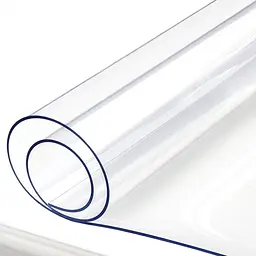 М'яке скло Прозора силіконова скатертину на стіл Soft Glass Захист для меблів 1.5х1.5 м (товщина 0.5 мм) - мініатюра 9