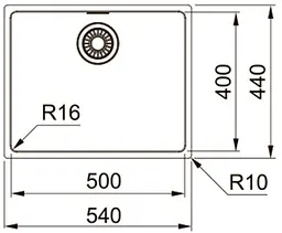 Franke Кухонная мийка Maris MRX 210-50/127.0598.747 - мініатюра 3
