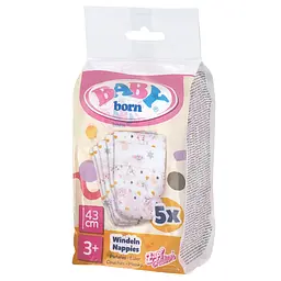 Підгузки для ляльки Baby Born 5 шт. (838358) - мініатюра 3