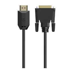 Кабель мультимедійний HDMI M to DVI M 3.0m 4K60Hz 24+1pin HP (DHC-HD05-03M) - мініатюра 1