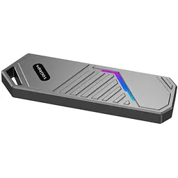 Кишеня зовнішня Dynamode M.2 SSD NVMe to USB-C USB 3.2 Gen2, алюмінієвий, чорний (DM-CAD-SSD14-N) - мініатюра 4