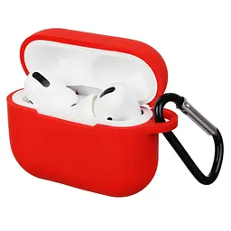 Силіконовий чохол для навушників Apple AirPods Pro, Silicone Case, червоний, захисний чохол, ультратонкий і легкий, захист від подряпин, пилу та ударів, м"який силікон, ArmorStandart (ARM56075)