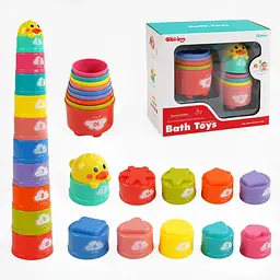 Іграшка для ванної "Кольорова пірамідка" Bath Toys