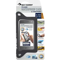 Чохол водонепроникний для смарт Sea To Summit TPU Guide W/P Case for Smartphones Black (1033-STS ACTPUSMARTPHBK)