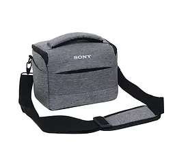 Сумка для фотоапарата Sony α протиударний чохол Sony Alpha Сірий із чорним (IBF064SB) - мініатюра 3