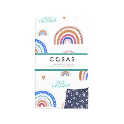 Підковдра полуторна Cosas Rainbow 155х215см (RainbowBeigeBlue_155q) - мініатюра 2