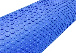 Масажний ролик EasyFit Foam Roller 60 см Синій - мініатюра 3