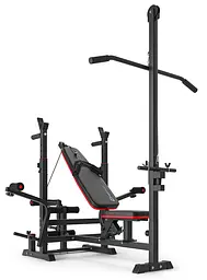 Набір Hop-Sport Premium 173кг з лавою HS-1075 Pro, штангами та гантелями - мініатюра 5