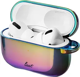 Чохол LAUT Holo для Apple AirPods Pro Iridescent Синій (L_APP_HO_BK) - мініатюра 2