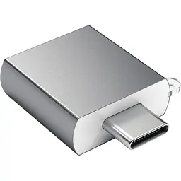 Адаптер Satechi Aluminum Type-C to USB-A 3.0 Adapter Space Gray (ST-TCUAM) - мініатюра 2
