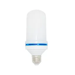 Led-лампа з ефектом полум'я Фіолетова LED FLAME LIGHT Е27 світлодіодна лампа з ефектом полум'я - мініатюра 2