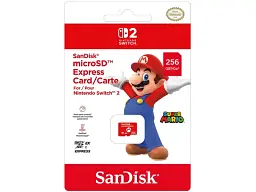Карта пам'яті SanDisk microSDXC Express для Nintendo Switch 2 256 GB (SDSQXFN-256G-GR6ZN)