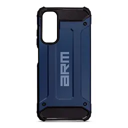 Чехол для Samsung Galaxy A05s (A057), Panzer, синий, противоударный, бронированный, милитари, панель-накладка, защита всего корпуса, защита дисплея и камеры, термополиуретан (TPU) + поликарбонат (PC), ArmorStandart (ARM73719)