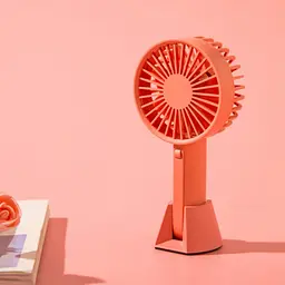 Вентилятор портативний Xiaomi VH Mini Portable Handheld Fan жовтогарячий - мініатюра 2