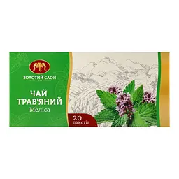 Чай трав'яний Золотий Слон Меліса (20 шт. х 1 г) - мініатюра 2