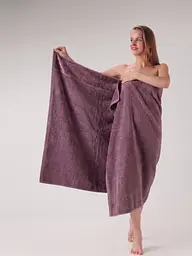 Набір рушників махрових GM Textile Milado 70x140 см 100% бавовна. Щільність 550 г/м2 2 шт. коричневий - мініатюра 3