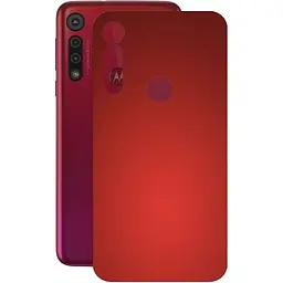 Защитная пленка StatusSKIN для Motorola Moto G8 Play Корпус Винил красная матовая