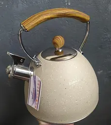 Чайник із свистком Bohmann BH 9919 sand 3 л - мініатюра 3