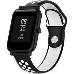 Універсальний ремінець Nike Sport Band для Samsung Gear S3 22mm Black/White [112569] - мініатюра 2