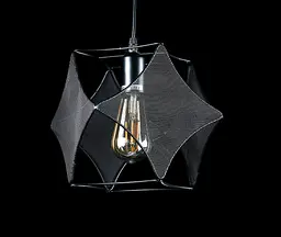 Стельова люстра E27 Splendid Ray L501/1, регульована, Чорний метал, сучасний стиль, 30-95 см - мініатюра 3