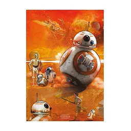 Стікер-наклейка ABYstyle Постер Star Wars "BB8" 98x68 см (ABYDCO331)
