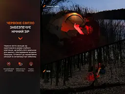 Ліхтар налобний Fenix HL16 AAA світло-зелений - мініатюра 9