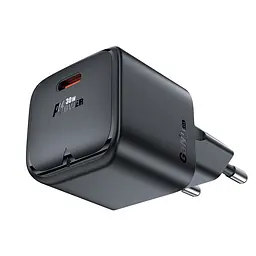 Зарядний пристрій Acefast A77 mini Type-C PD30W GaN чорний - мініатюра 3