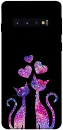 TPU чохол Demsky Космічні коти для Samsung Galaxy S10