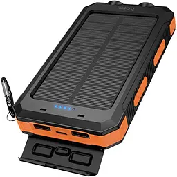Зовнішній акумулятор Hoco J164 Platinum Solar 8000mAh 10W Black [157758] - мініатюра 4