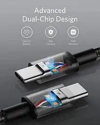 Кабель Anker Nylon А8758 Type-C - Type-C (USB-C - USB-C) 100W 3 метри - мініатюра 4