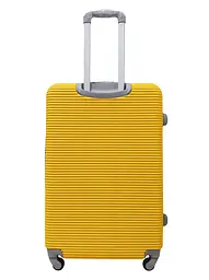 Валіза велика L ABS-пластик Milano bag 004 75,5×50×33,5см 105л Жовтий - мініатюра 3