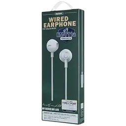 Навушники провідні Remax TYPE-C Wired Earphone for Music & Call RM-711a чорні - мініатюра 2
