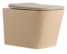Унітаз підвісний Qtap Robin Ultra Quiet, з сидінням Slim Duroplast/ Soft-close/ Quick relase QT17332303ASSB
