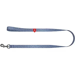 Повідець для собак Waudog Re-cotton, світловідбивний, S, 200х1,5 см, синій - мініатюра 2