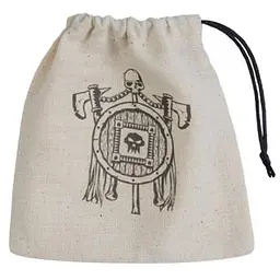 Мішечок для кубиків Q-Workshop Orc Beige & black Basic Dice Bag (BORC101)
